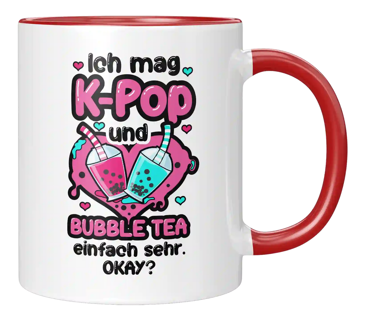 Tasse - Ich mag KPop und Bubble Tea einfach sehr
