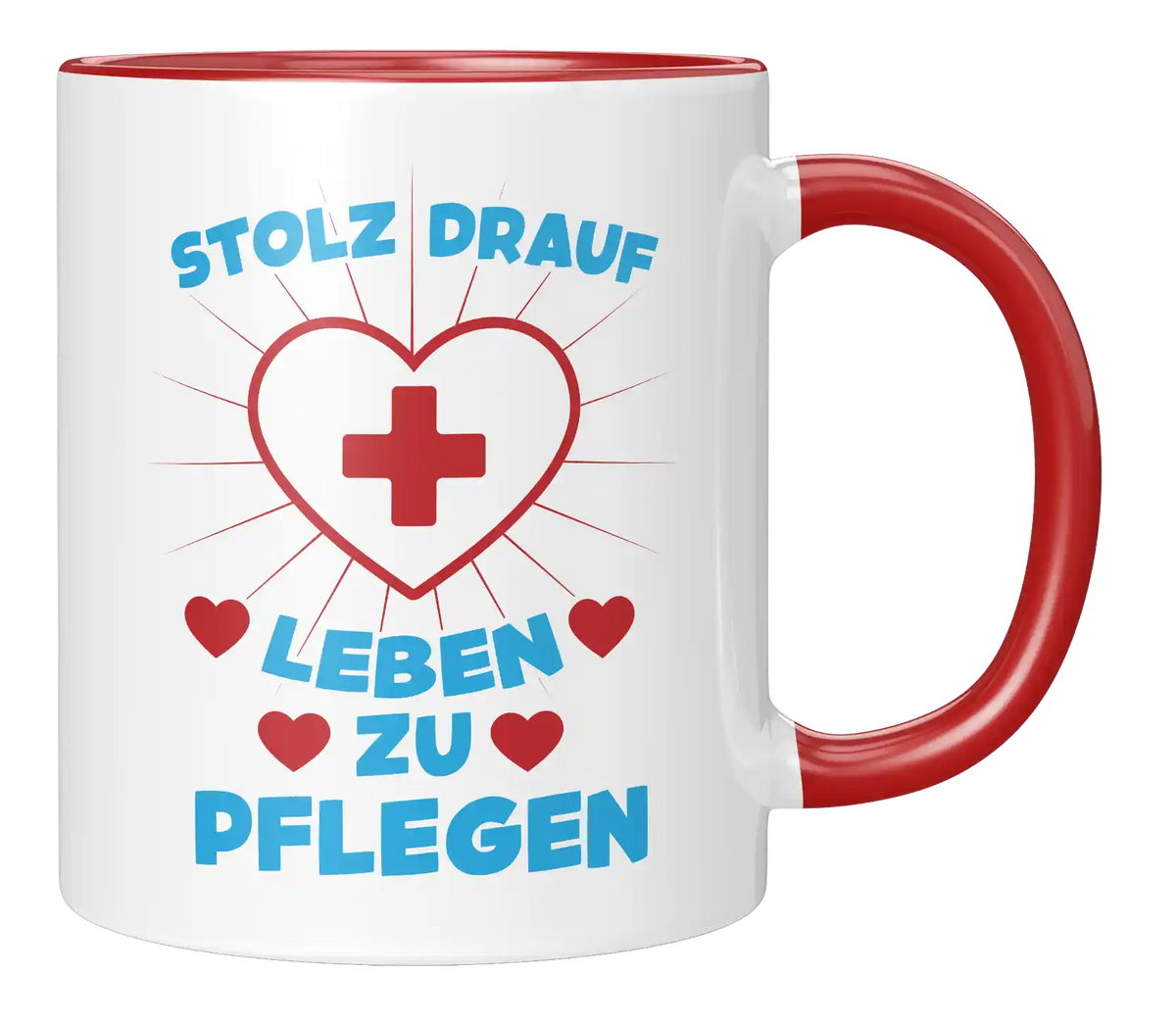 Tasse  - Stolz drauf - Leben - zu pflegen