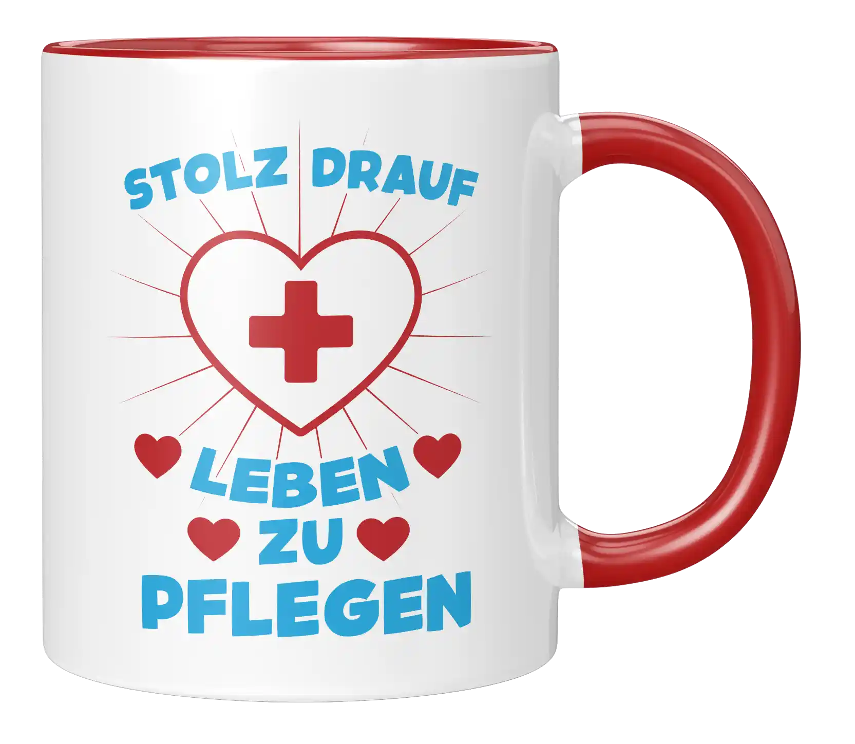Tasse  - Stolz drauf - Leben - zu pflegen