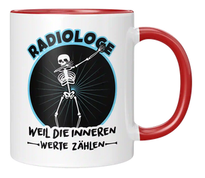 Tasse - Radiologe weil die inneren Werte zählen