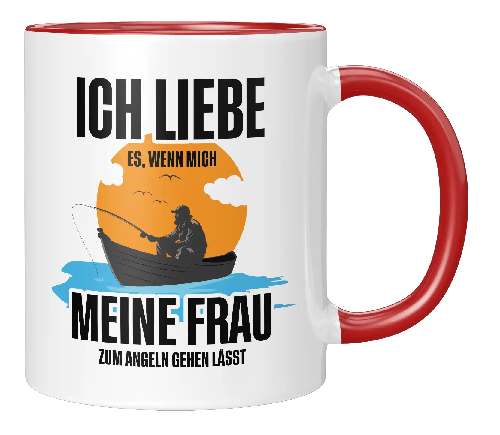 Tasse - Ich liebe es, Angeln