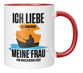 Tasse - Ich liebe es, Angeln