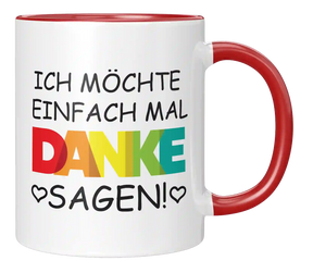 Tasse - Danke sagen