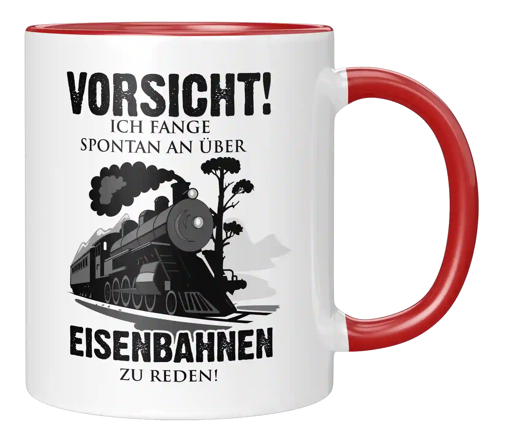 Tasse - VORSICHT! Ich fange spontan an über Eisenbahnen zu reden!