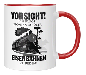 Tasse - VORSICHT! Ich fange spontan an über Eisenbahnen zu reden!