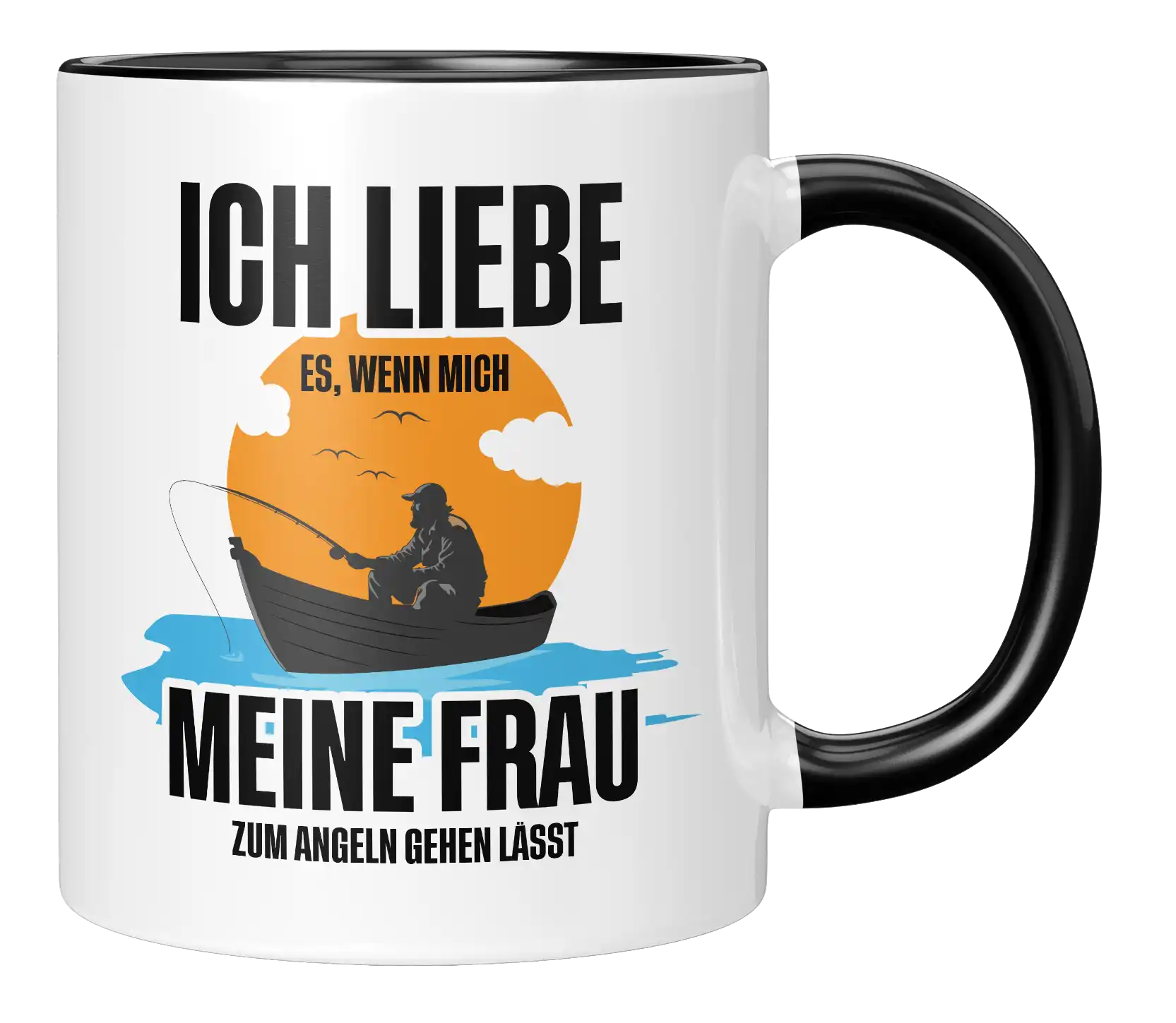 Tasse - Ich liebe es, Angeln
