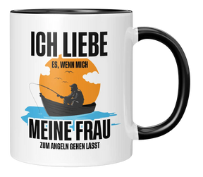 Tasse - Ich liebe es, Angeln