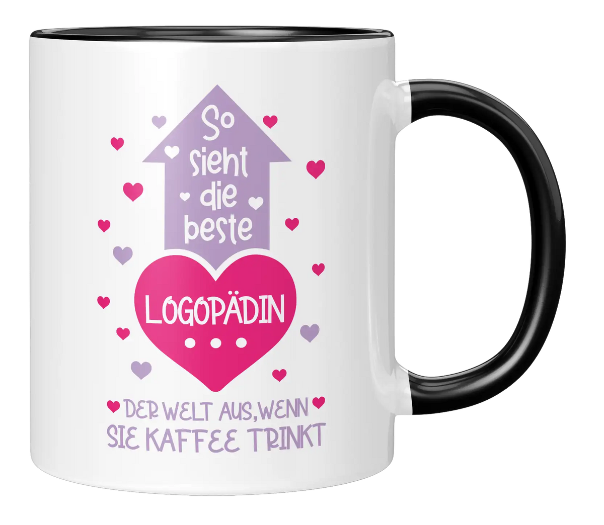 So sieht die beste Logopädin der Welt aus, wenn sie Kaffee trinkt