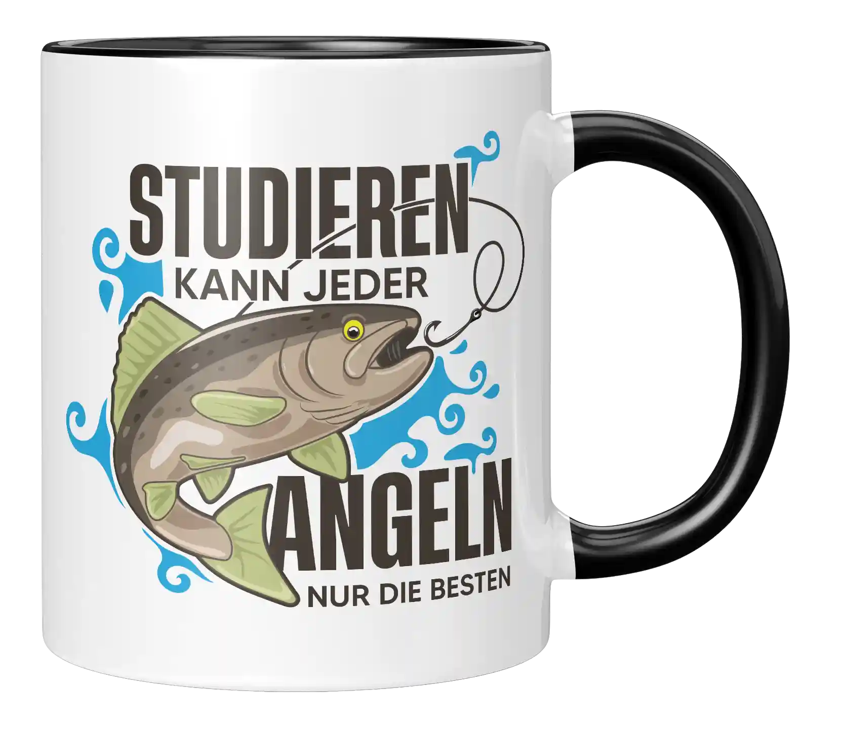 Tasse - Studieren kann jeder Angeln nur die Besten