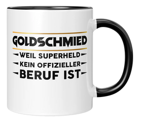 Tasse - Goldschmied weil Superheld kein offizieller Beruf ist