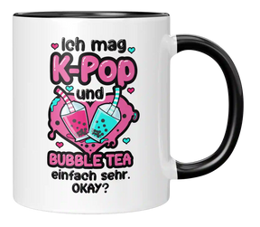 Tasse - Ich mag KPop und Bubble Tea einfach sehr
