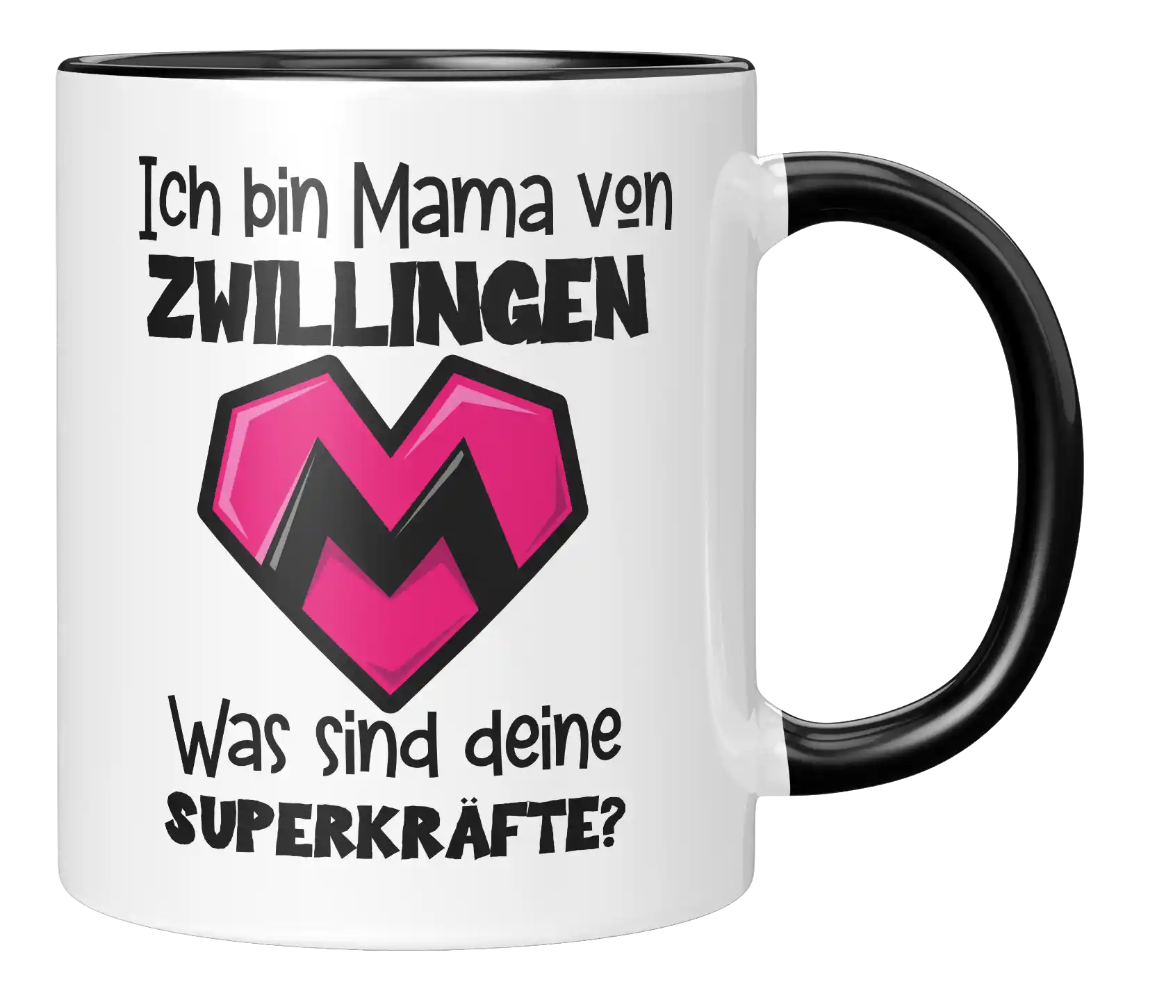 Tasse - Ich bin Mama von Zwillingen. Was sind deine Superkräfte?