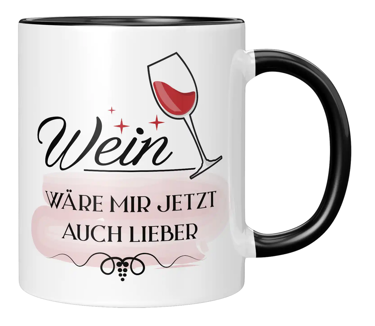 Tasse - Wein wäre mir jetzt auch lieber