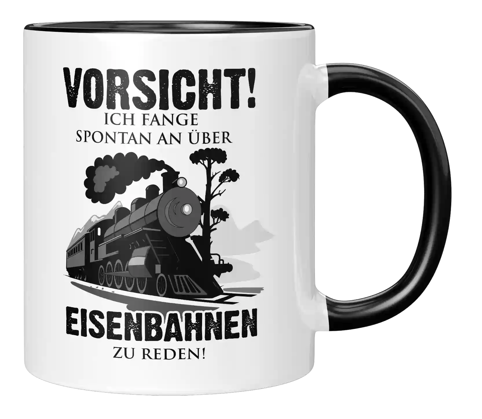 Tasse - VORSICHT! Ich fange spontan an über Eisenbahnen zu reden!