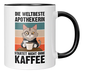 Tasse - Die Weltbeste Apothekerin startet nicht ohne Kaffee