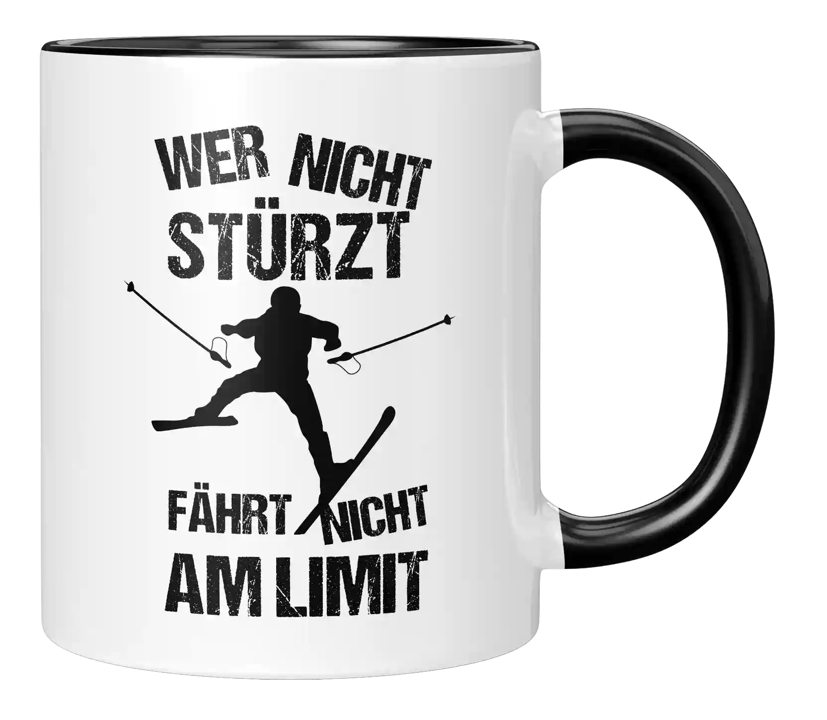 Tasse - Wer nicht stürzt, fährt nicht am Limit