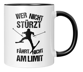 Tasse - Wer nicht stürzt, fährt nicht am Limit