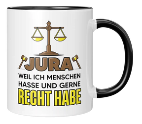 Jura, weil ich Menschen Hasse und gerne Recht habe