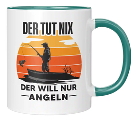 Tasse - Der will nur Angeln