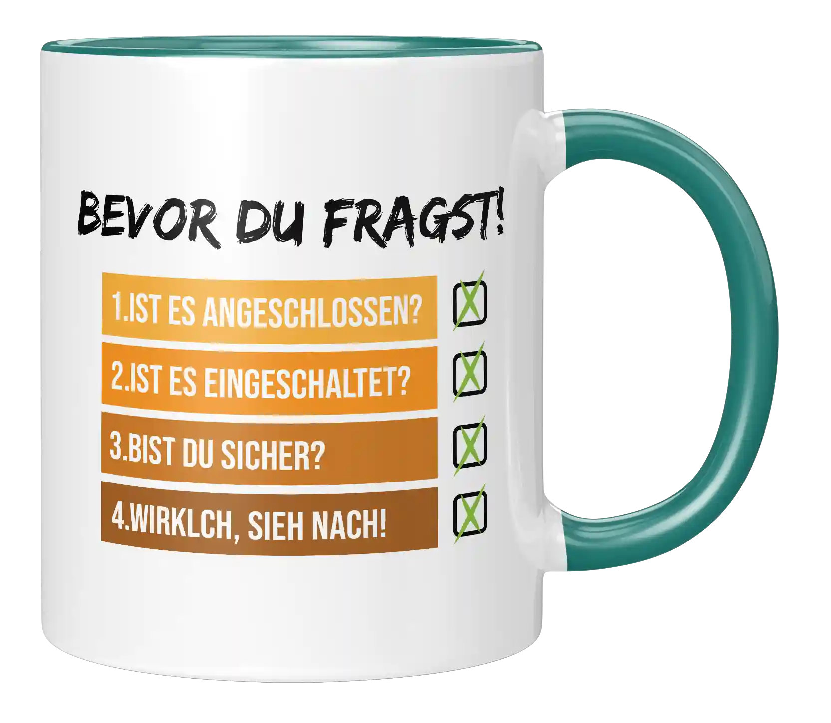 Tasse - Bevor du fragst