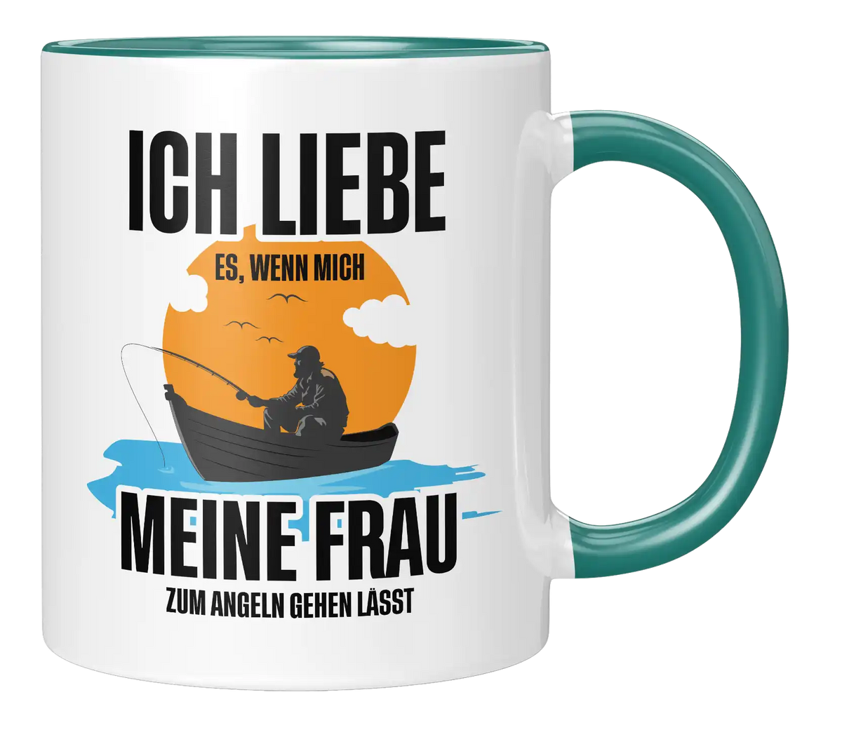 Tasse - Ich liebe es, Angeln