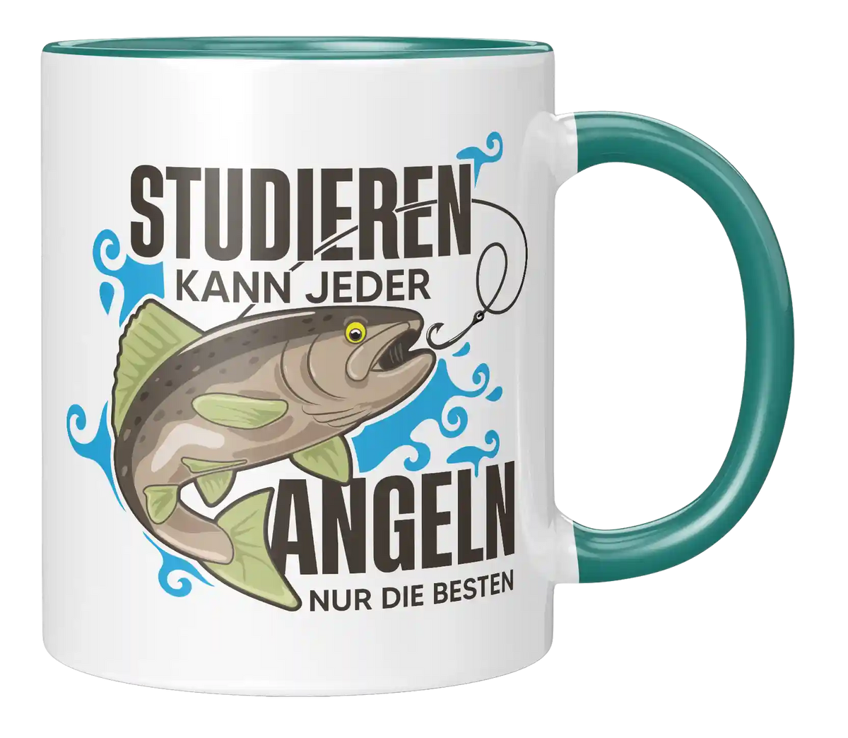 Tasse - Studieren kann jeder Angeln nur die Besten