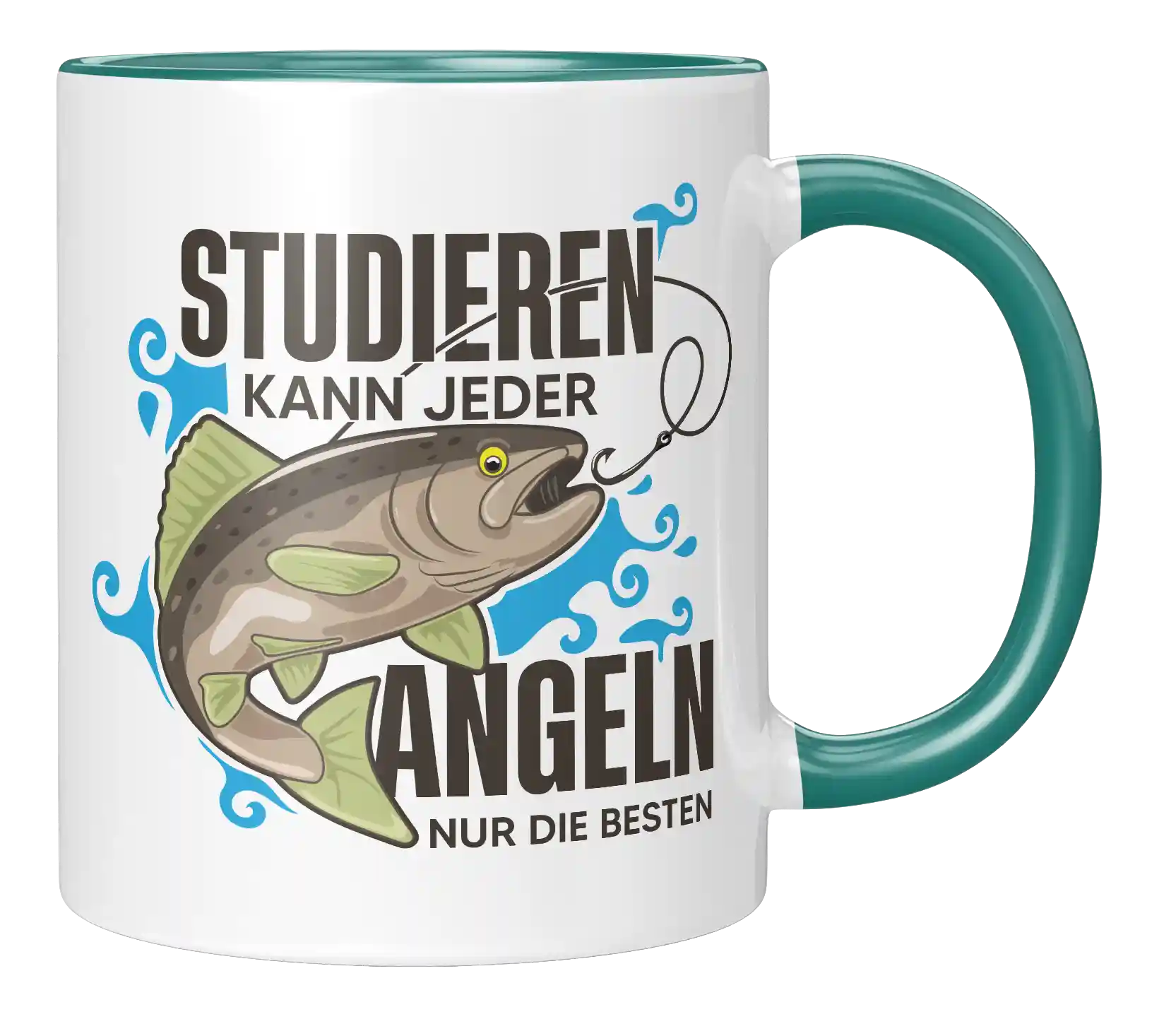 Tasse - Studieren kann jeder Angeln nur die Besten