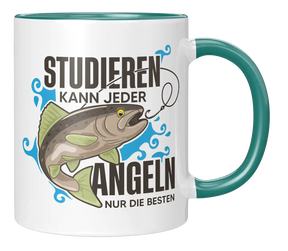 Tasse - Studieren kann jeder Angeln nur die Besten