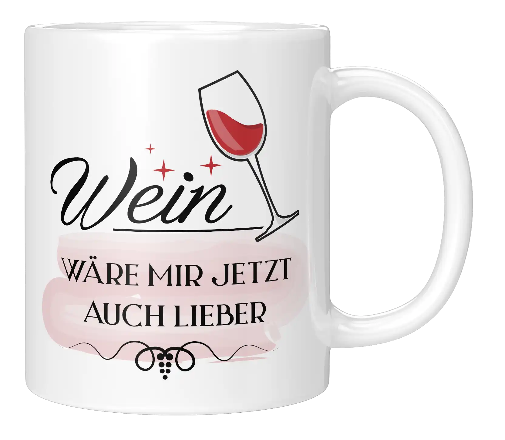 Tasse - Wein wäre mir jetzt auch lieber