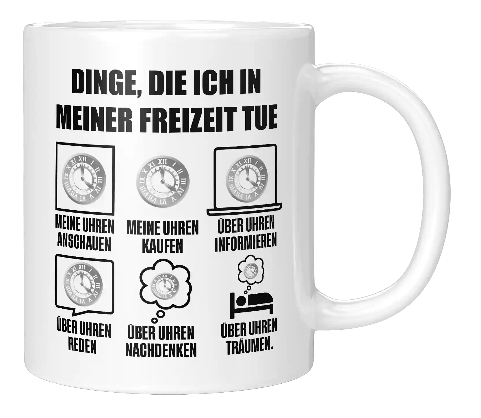 Tasse - Dinge, die ich in meiner Freizeit tue