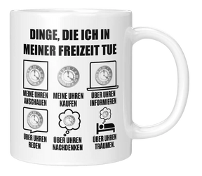 Tasse - Dinge, die ich in meiner Freizeit tue