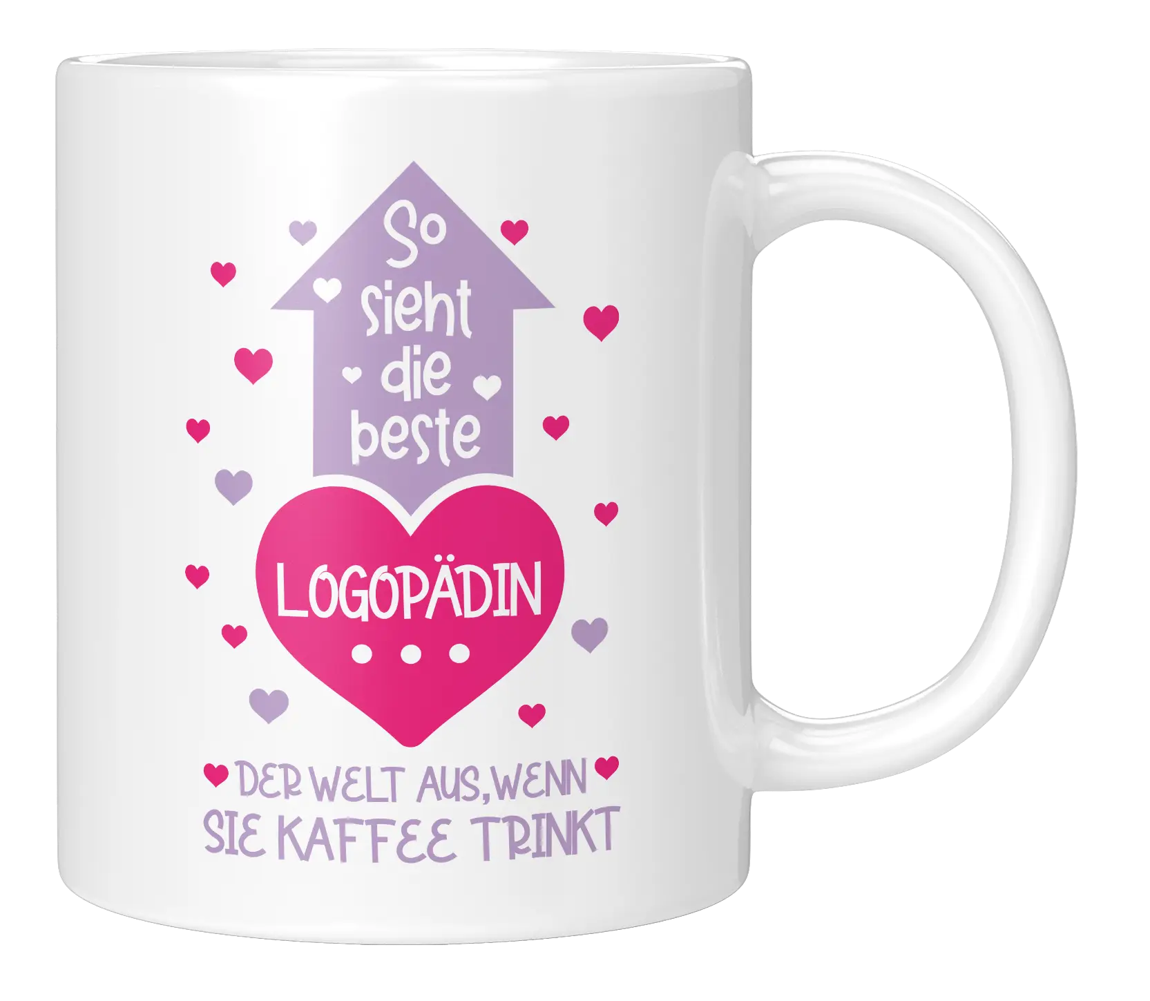 So sieht die beste Logopädin der Welt aus, wenn sie Kaffee trinkt