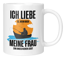 Tasse - Ich liebe es, Angeln
