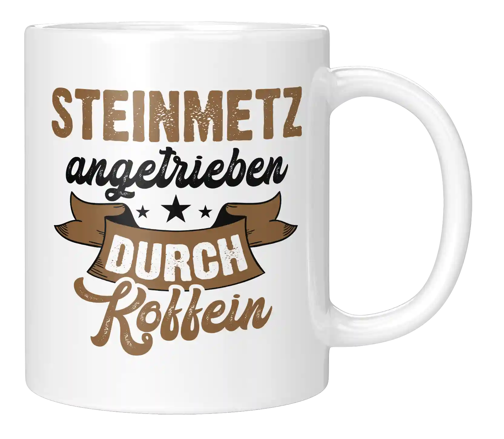 Tasse - Steinmetz angetrieben durch Koffein