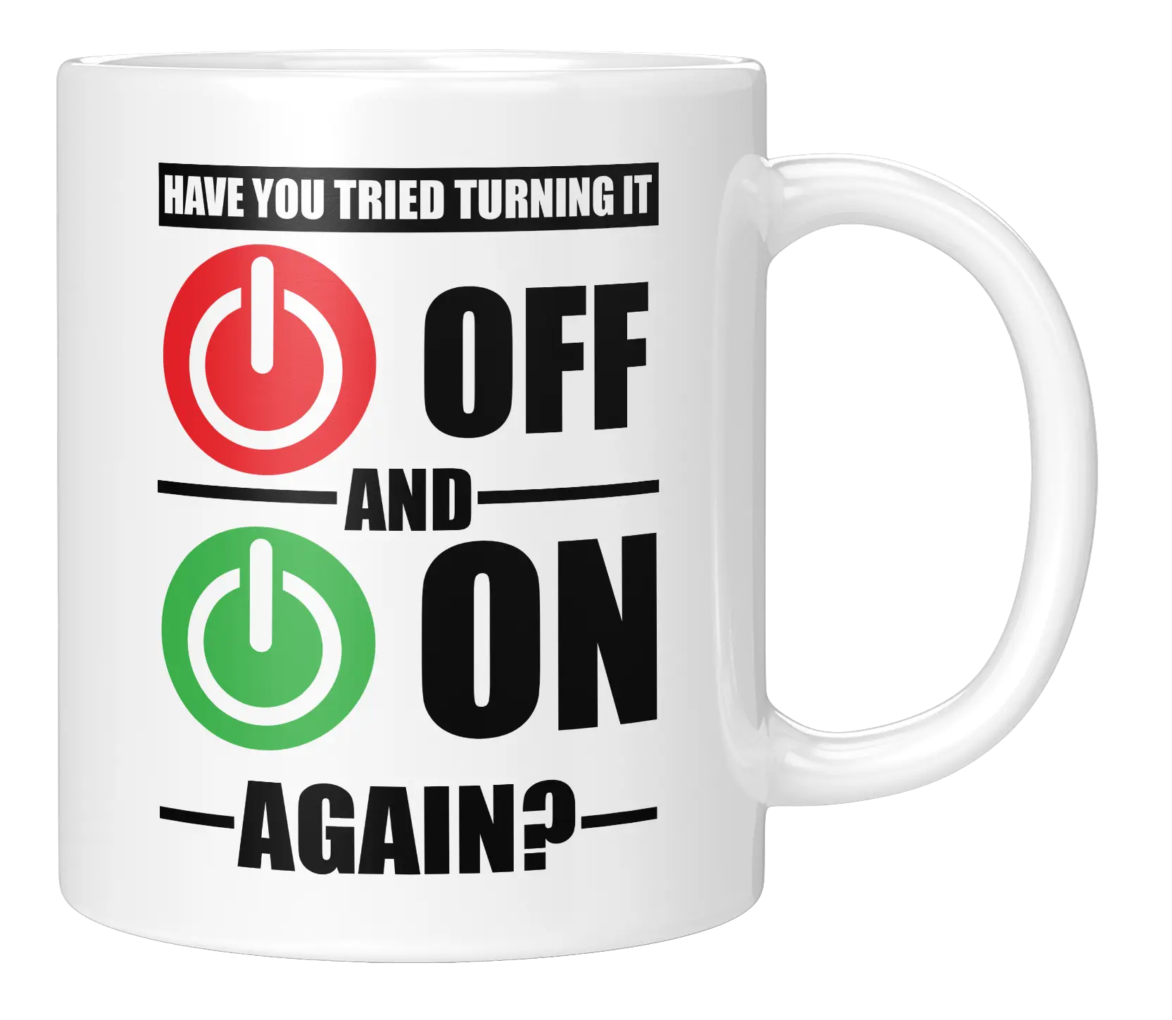Tasse - Have you tried turning it OFF and ON again?