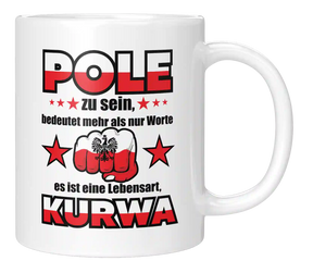 Tasse - Pole zu sein, bedeutet mehr als nur Worte