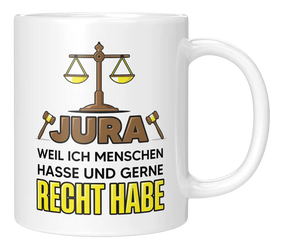 Jura, weil ich Menschen Hasse und gerne Recht habe