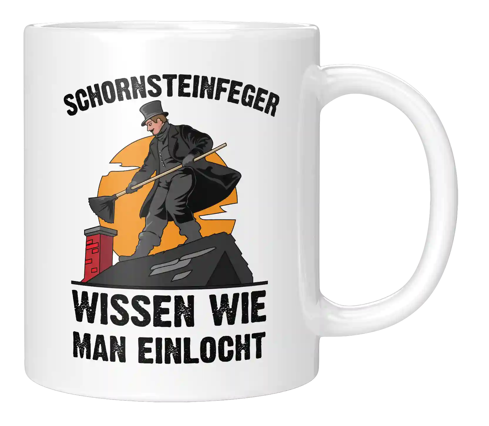 Tasse - Schornsteinfeger wissen wie man einlocht