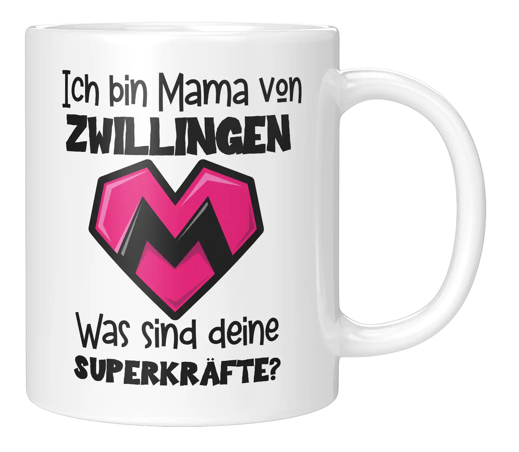 Tasse - Ich bin Mama von Zwillingen. Was sind deine Superkräfte?