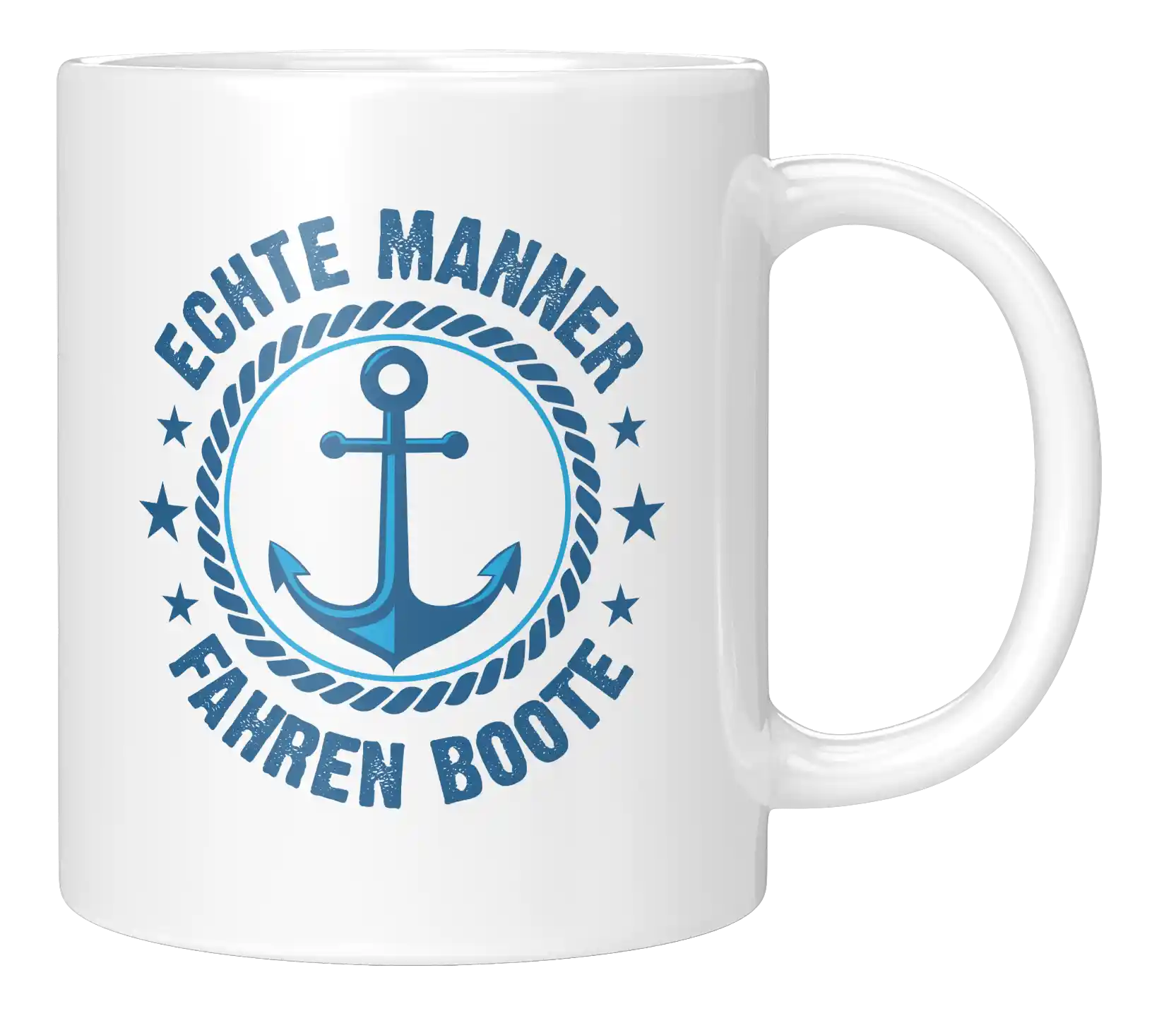 Tasse - Echte Männer fahren Boote
