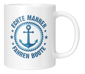 Tasse - Echte Männer fahren Boote