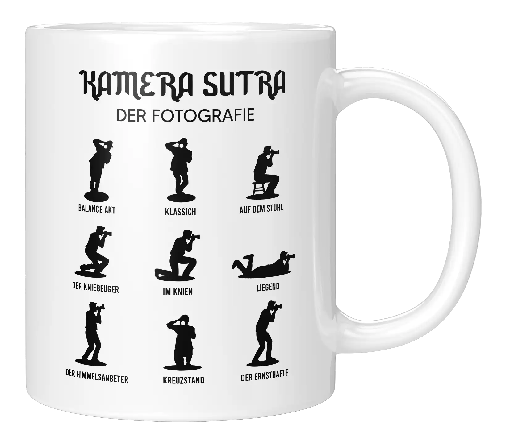 Tasse - Kamera Sutra der Fotografie