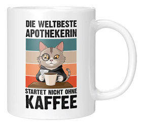Tasse - Die Weltbeste Apothekerin startet nicht ohne Kaffee