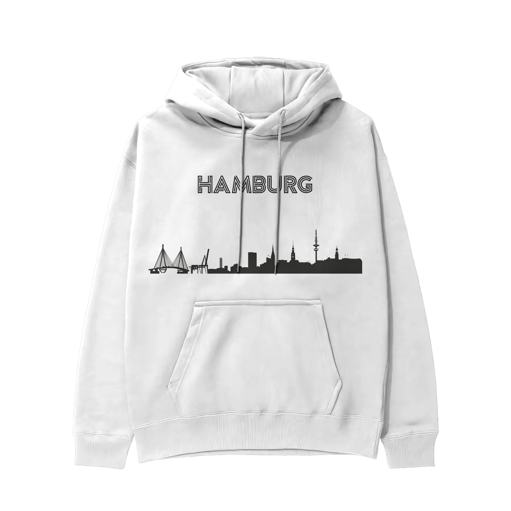 Hoodie - Hamburg Skyline