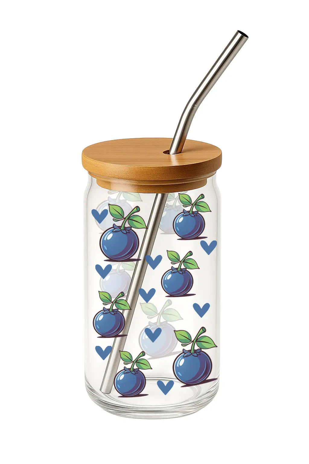 Glas mit Deckel - Heidebeeren