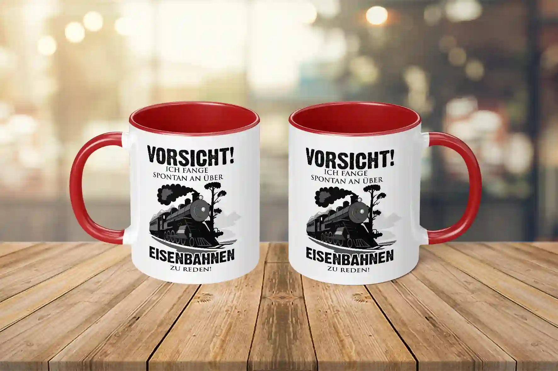 Tasse - VORSICHT! Ich fange spontan an über Eisenbahnen zu reden!