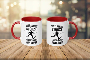 Tasse - Wer nicht stürzt, fährt nicht am Limit