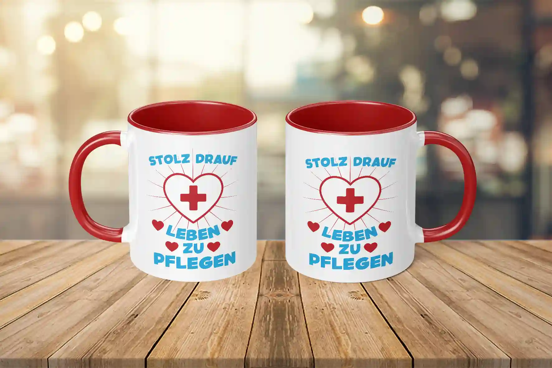 Tasse  - Stolz drauf - Leben - zu pflegen
