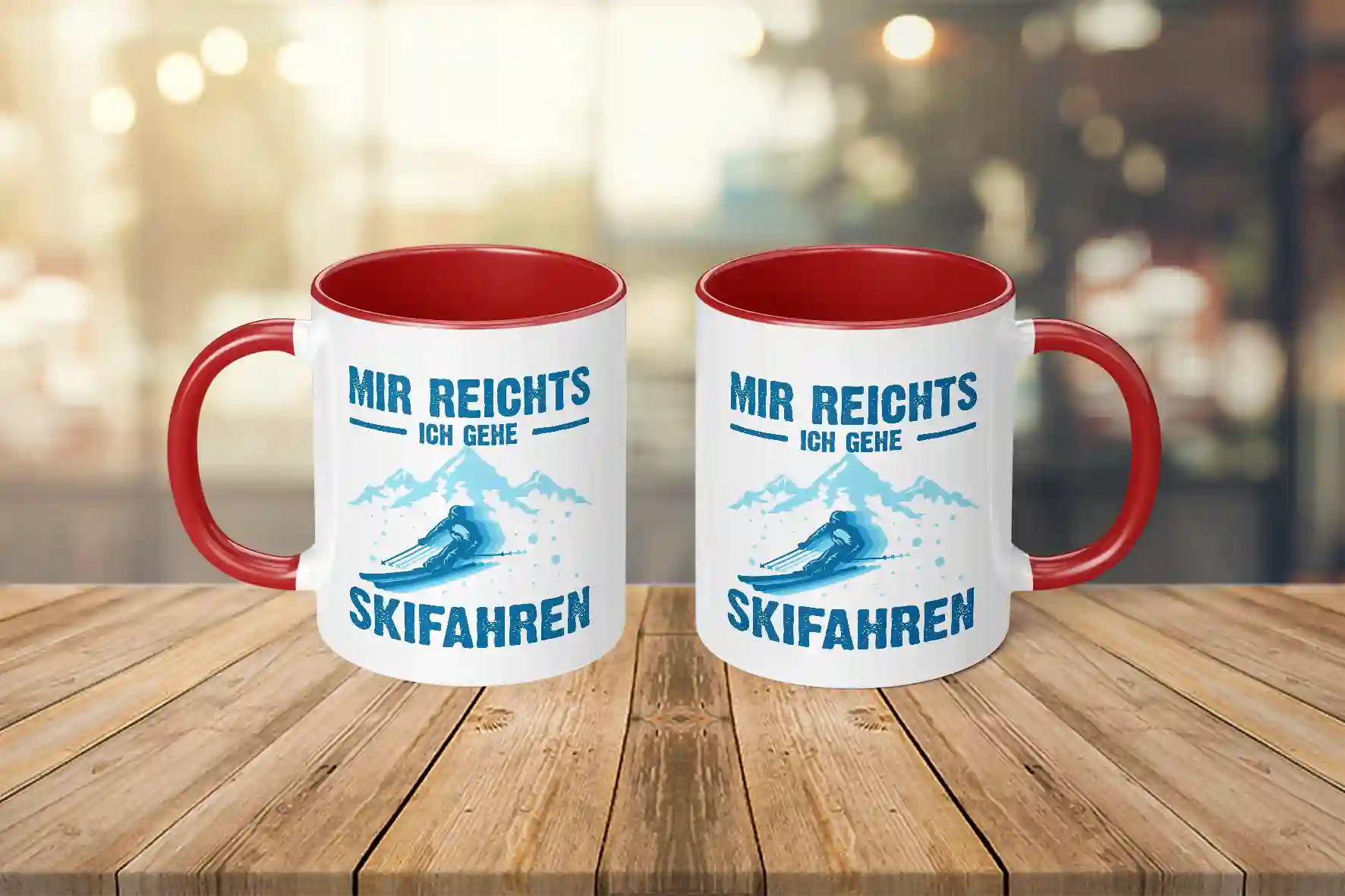 Tasse - Mir reichts, ich gehe Skifahren