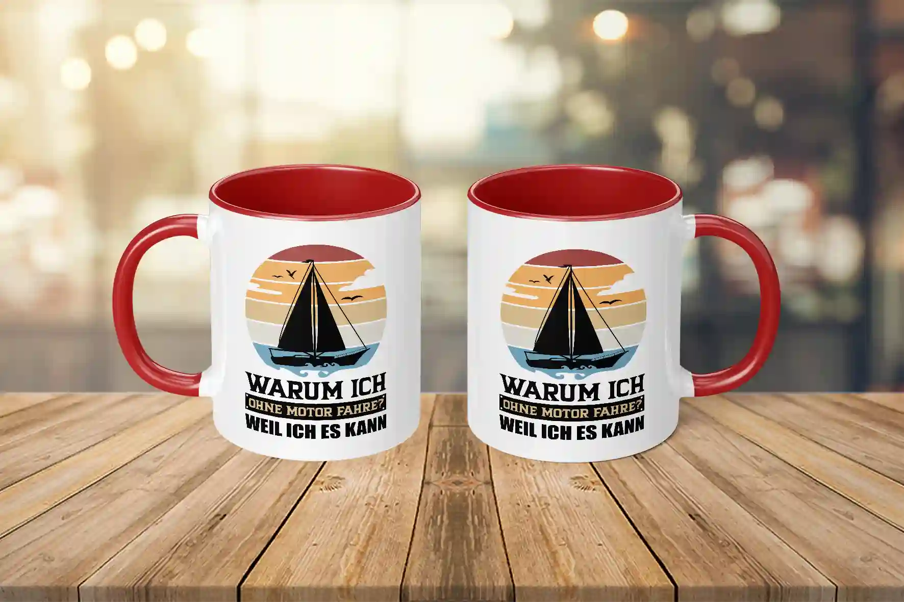 Tasse - Warum ich ohne Motor fahre? Weil ich es kann